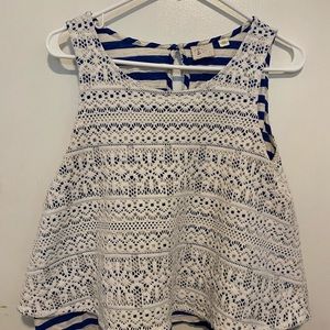 Anthropologie postmark label tank top